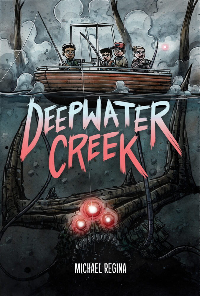 Deepwater Creek middle-grade horror graphic novel by Michael Regina