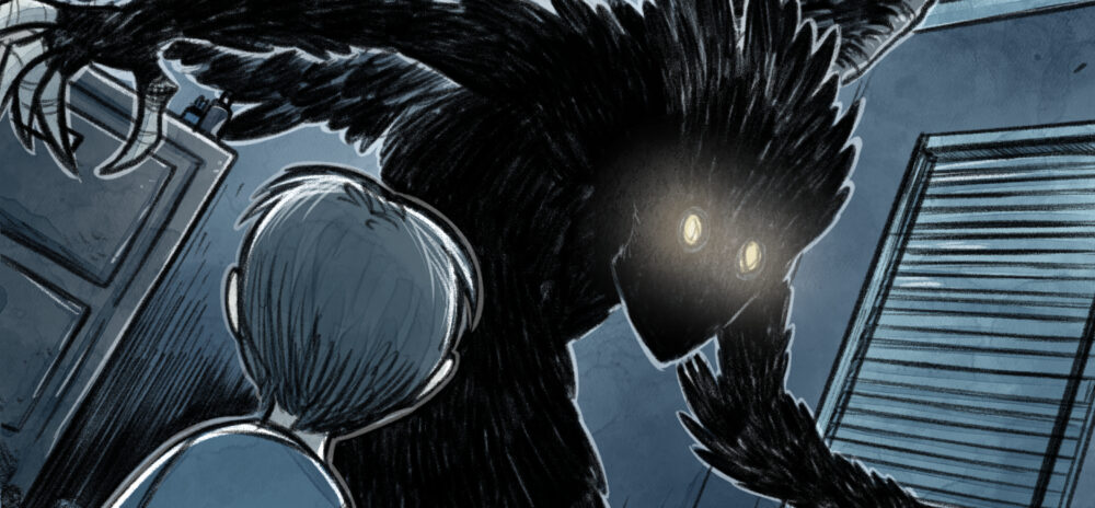 Artwork from The Sleepover by Michael Regina
